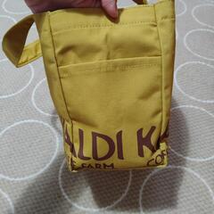 KALDI COFFEE FARMのイエローキャンバストートバッグの画像