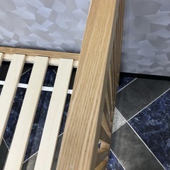 メ4743 ACTUS アクタス　セミダブルベッドフレームの画像