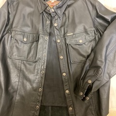 ◆HARLEY-DAVIDSON◆ ハーレーダビッドソン  シングル・ライダース・ジャケット・ 皮シャツ・皮ジャケット・皮ジャンの画像