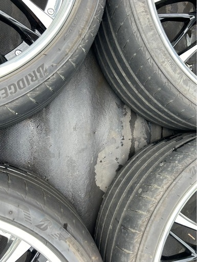 weds KRANZE WEAVAL 21インチ★アルファードヴェルファイアなどミニバンに★美品/ 一本パンク★千葉県東金市より