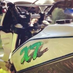 希少車！前後ドラレコ！オフ車　デュアルパーパス　XT400 ヤマハ　　の画像