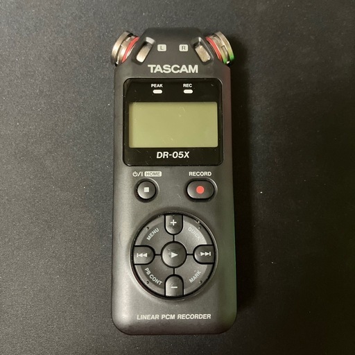 TASCAM DR-05X 高音質ステレオオーディオレコーダー