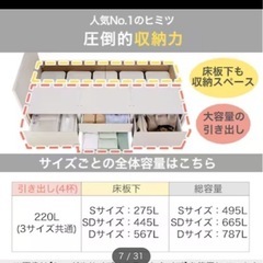 ★本日対応可能★シングルベッド チェスト 収納の画像