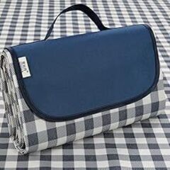 新品未使用　レジャーシート 145cm*200cm 厚手 青色 ...