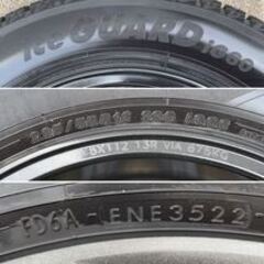 外車用スタッドレスセット 225/55R16 ice GUARD iG60 2022年 アルミ Team Sparco 16x7J アイスガード/スパルコの画像