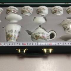 【未使用】 中国茶器　13点セット　陶磁器　美術工芸品　岡崎市からの画像