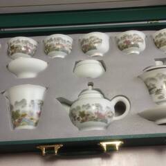 【未使用】 中国茶器　13点セット　陶磁器　美術工芸品　岡崎市からの画像