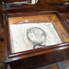 火鉢 関東火鉢 長火鉢 道具付き 灰付き【モノ市場半田店】125の画像