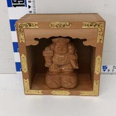 0316-021 [縁起物] 七福神　大黒天 枡入り