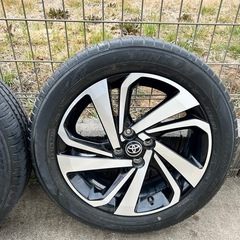 トヨタ ライズ 純正 195/60R17 タイヤ ホイール 4本セット 2024年製 新車外し品】トヨタ ライズ Z 純正 17in 6J +40 PCD100