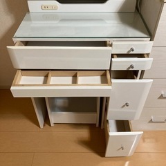 ドレッサー(化粧台) スツール付き