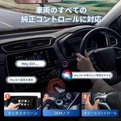 【新品未使用】ワイヤレスCarPlayアダプター【Mini超薄型】純正の有線CarPlayの画像
