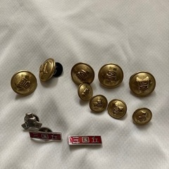 三国丘高校●体操服/金ボタン/学年章/校章/男子の画像