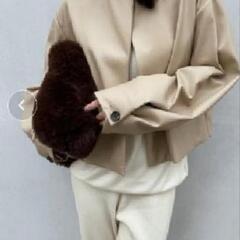 anuans レザージャケットの画像