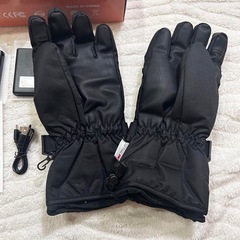 新品✨電熱グローブ Mサイズ　電熱手袋 バイク 5000mAh バッテリー 男女兼用 防水　の画像