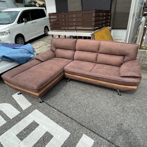 カウチソファ デリア ブラウン良品\n
