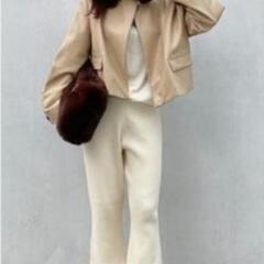 anuans レザージャケットの画像