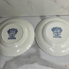 A 2503-512 merrie olde England アンティーク風 ケーキ皿 2枚 バラ売り不可 汚れありの画像