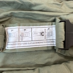 minimonkey ミニモンキー 抱っこひも カーキの画像