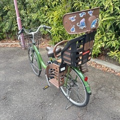 ［受渡予定者確定］ブリヂストン　アシスタU STD子ども乗せ電動アシスト自転車　bridge stoneの画像