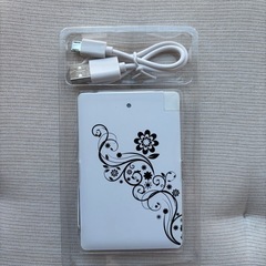 モバイルバッテリー　薄型 タイプBA USB充電可能　
