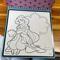 みずぬりえ　ディズニープリンセスの画像