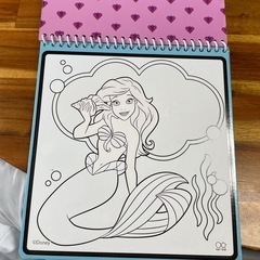みずぬりえ　ディズニープリンセスの画像