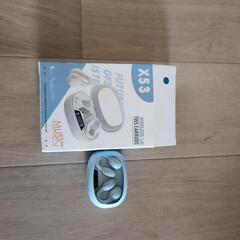 ワイヤレス骨振動イヤホン。