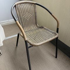 ガーデンテーブル3点セット テーブルとイス 2脚の画像