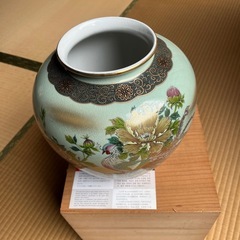 値下げしました。花瓶　九谷焼　の画像