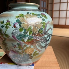 値下げしました。花瓶　九谷焼　の画像