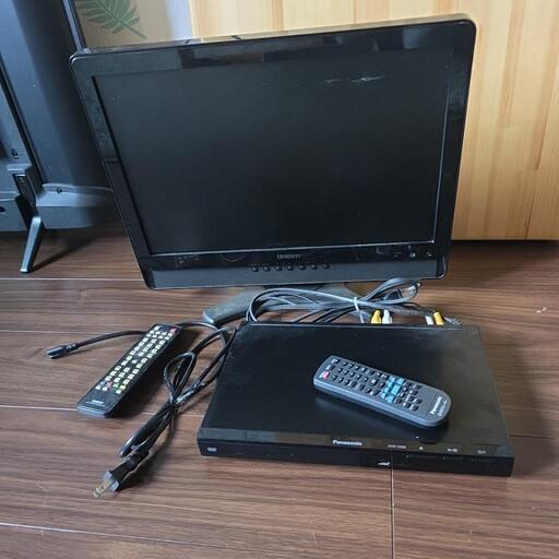 テレビ　DVDプレイヤーセット　お話し中