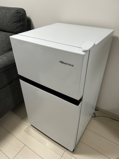 【美品】Hisense 87L 小型冷蔵庫 HR-B91HW（2023年製）引き取り希望！