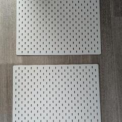 IKEA 有孔ボード　スコーディス　小物類つき