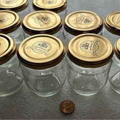 ネコの蓋　 空き瓶　11個セット
保存瓶　保存容器　小物入れ　バ...