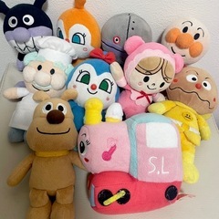 最終お値下げ！アンパンマンぬいぐるみ10体セット