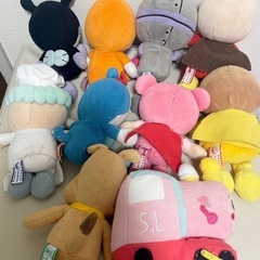 最終お値下げ！アンパンマンぬいぐるみ10体セットの画像