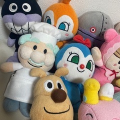 最終お値下げ！アンパンマンぬいぐるみ10体セットの画像