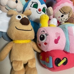 最終お値下げ！アンパンマンぬいぐるみ10体セットの画像
