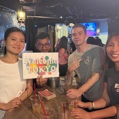 英語で接客　外国人対応の国際交流パーティーの画像