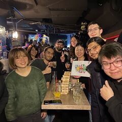 英語で接客　外国人対応の国際交流パーティーの画像