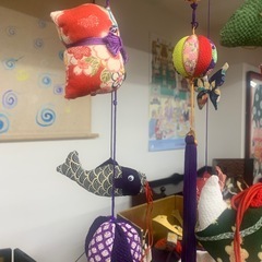 五月人形　さげもん　端午の節句の画像