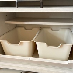 おうちすっきりボックス 収納ボックス フタ付き 木製 前開き オープンボックス 積み重ね スタッキング キューブボックス おもちゃ箱 カラーボックス 山善 YAMAZEN の画像