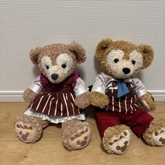 ぬいぐるみダッフィとシェリーメイ