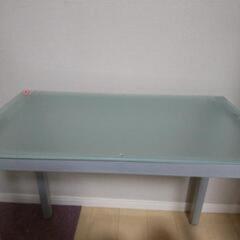 家具 ガラステーブル　アイアン