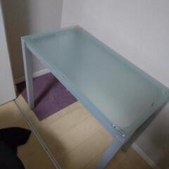 家具 ガラステーブル　アイアンの画像