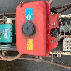 農機具　有光工業製品の動力噴霧機です。の画像