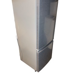 【動作確認済】SHARP　冷蔵庫　SJ-D17F-S 2020年製 2ドア 167L シルバー ファン式 両方開き 一人暮らしの画像