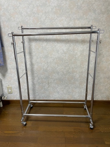 【美品】ニトリ　2連衣装ラック