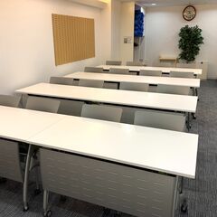 スタッキングテーブル　ｗ120cm×ｄ60cm×ｈ72cm　２台　椅子４台とセットで